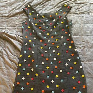 Vintage Moschino Cheap and Chic Beaded Wiggle Dress sz M